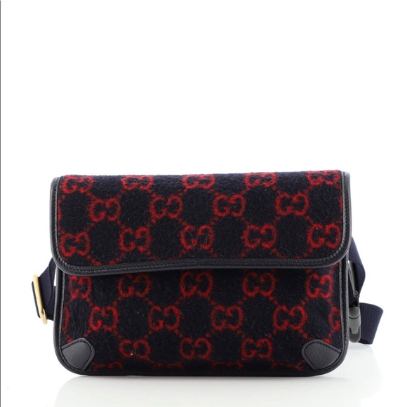 Gucci Handbags - Gucci belt bag GG Wool
